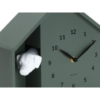 Nástenné hodiny Peeking Doggy Karlsson KA6097GR, 25cm